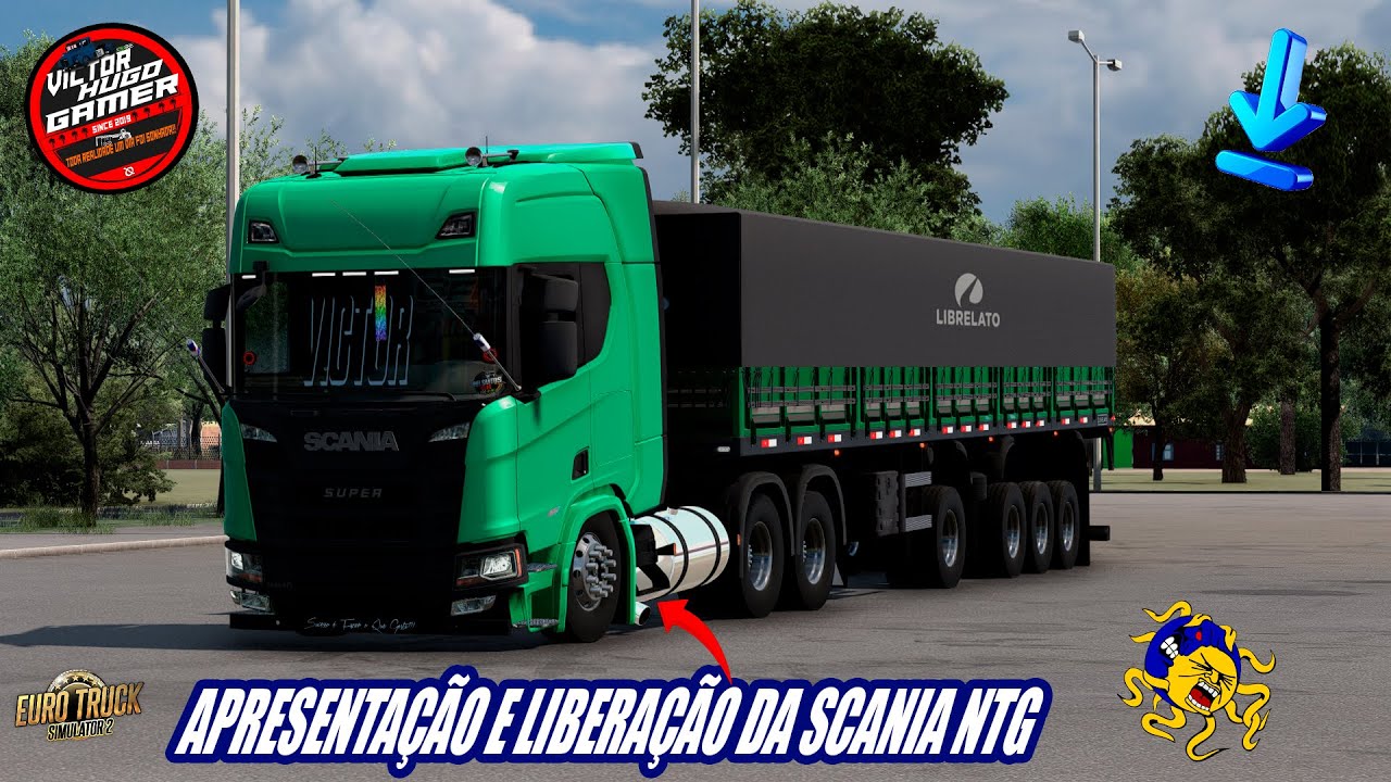 ✔️MOD GRATIS SCANIA NTG R V1.57 V2  MOD DO CANAL! #ytviral #automobile  #shortsfeed #fbyシ  #like