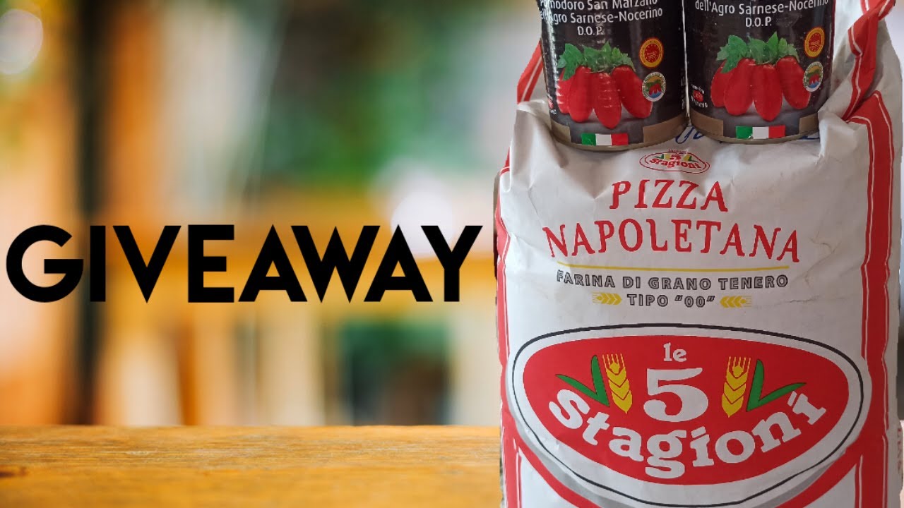 2 Χρόνια Μαζί στο Youtube.!!Super Διαγωνισμός(Pizza Napoletana Aλεύρι και Σάλτσα Πίτσας San Marzano)