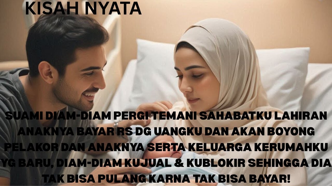 DIAM-DIAM SUAMI TEMANI SAHABATKU LAHIRAN ANAKNYA&AKAN BOYONG KERUMAHKU,KUBLOKIR ATM&KUJUAL RUMAH ITU