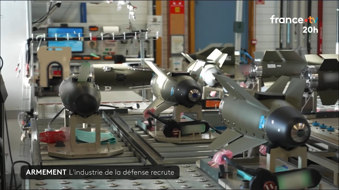 L’industrie de l’armement recrute - 20h France Télévisions
