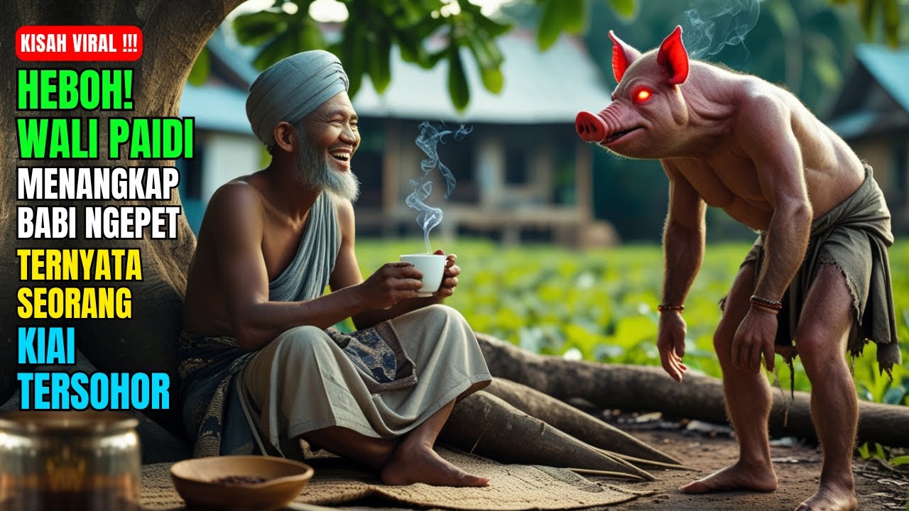 HEBOH ‼️Wali Paidi Menangkap Babi Ngepet Ternyata Seorang Kiai Tersohor