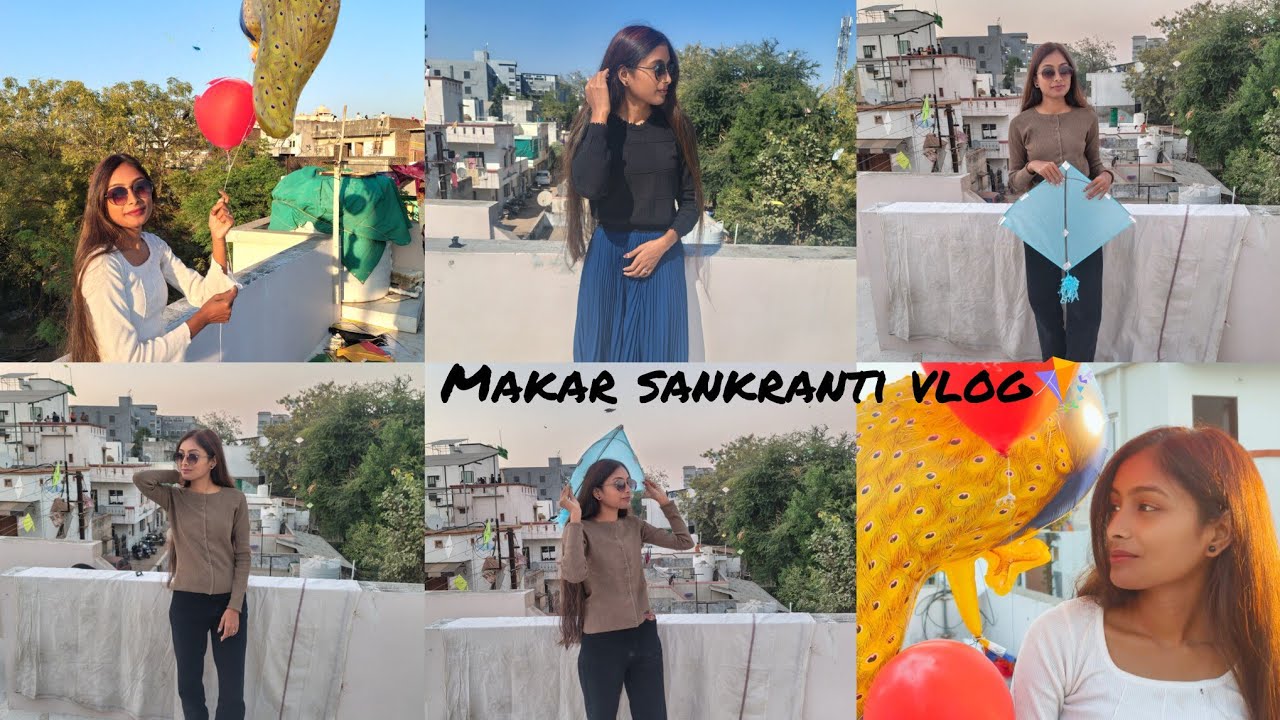 Makar sankranti me sabhi ne mil kar luti patange😁🪁#makarsankranti2026