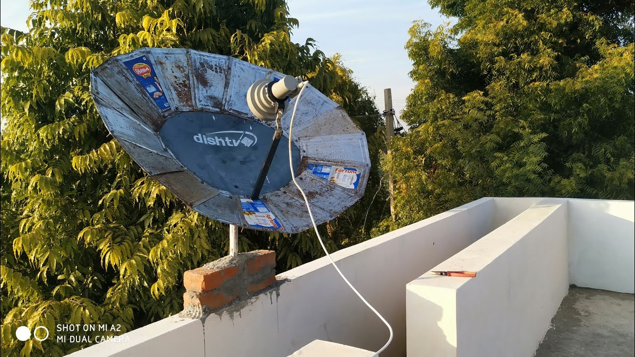 Home made Dish antenna@how to 2 feet kuband Dish modify 4 feet C band Dish#homeMade​
