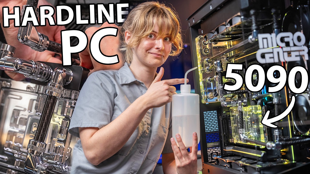 Let's Build THE ULTIMATE Custom Hard Line Water Cooled PC at Micro Center