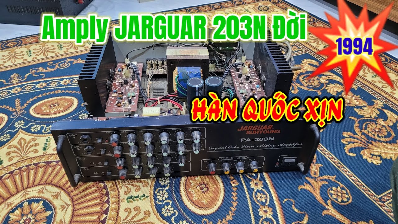 Amply Jarguar 203N Đời 1994 Hàn Quốc Xịn