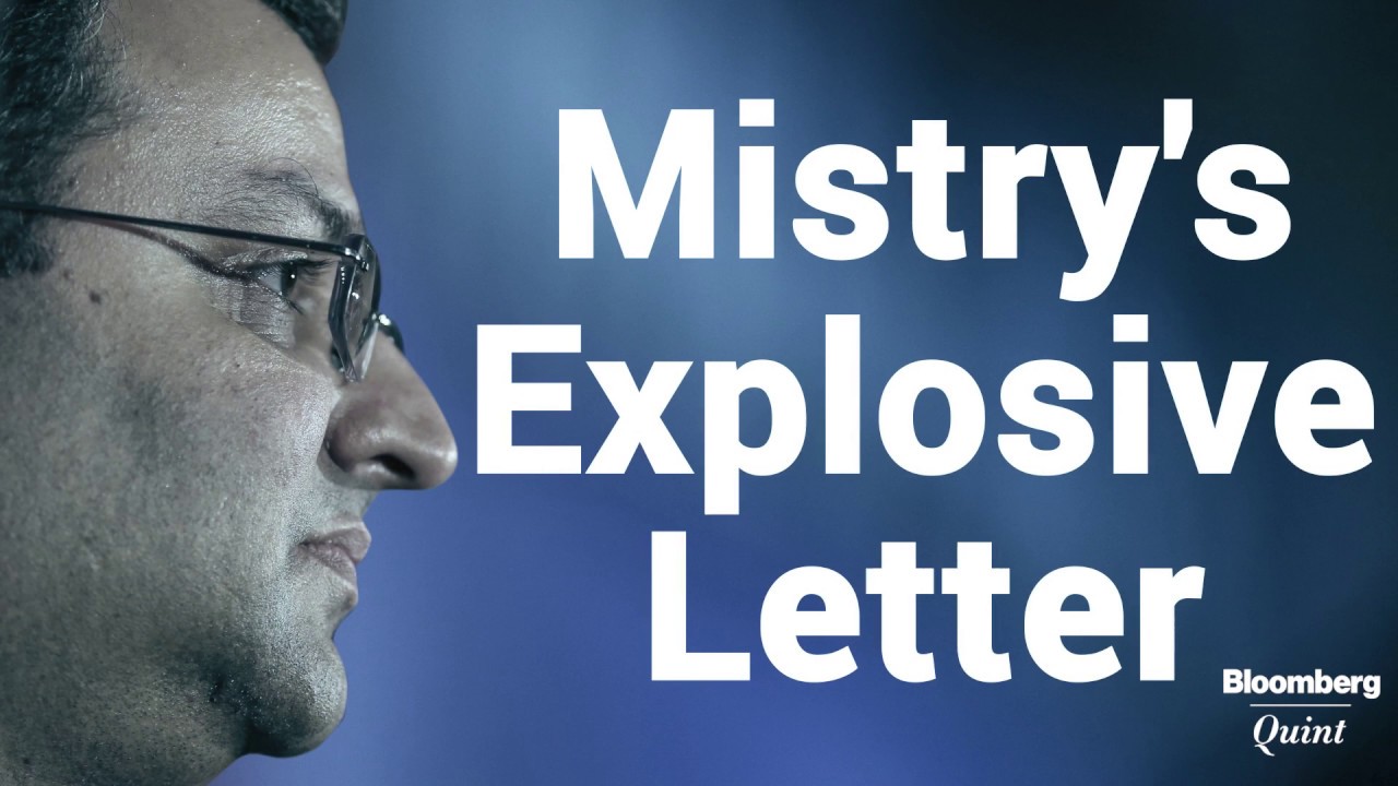 Cyrus Mistry's Letter To The Tata Sons Board