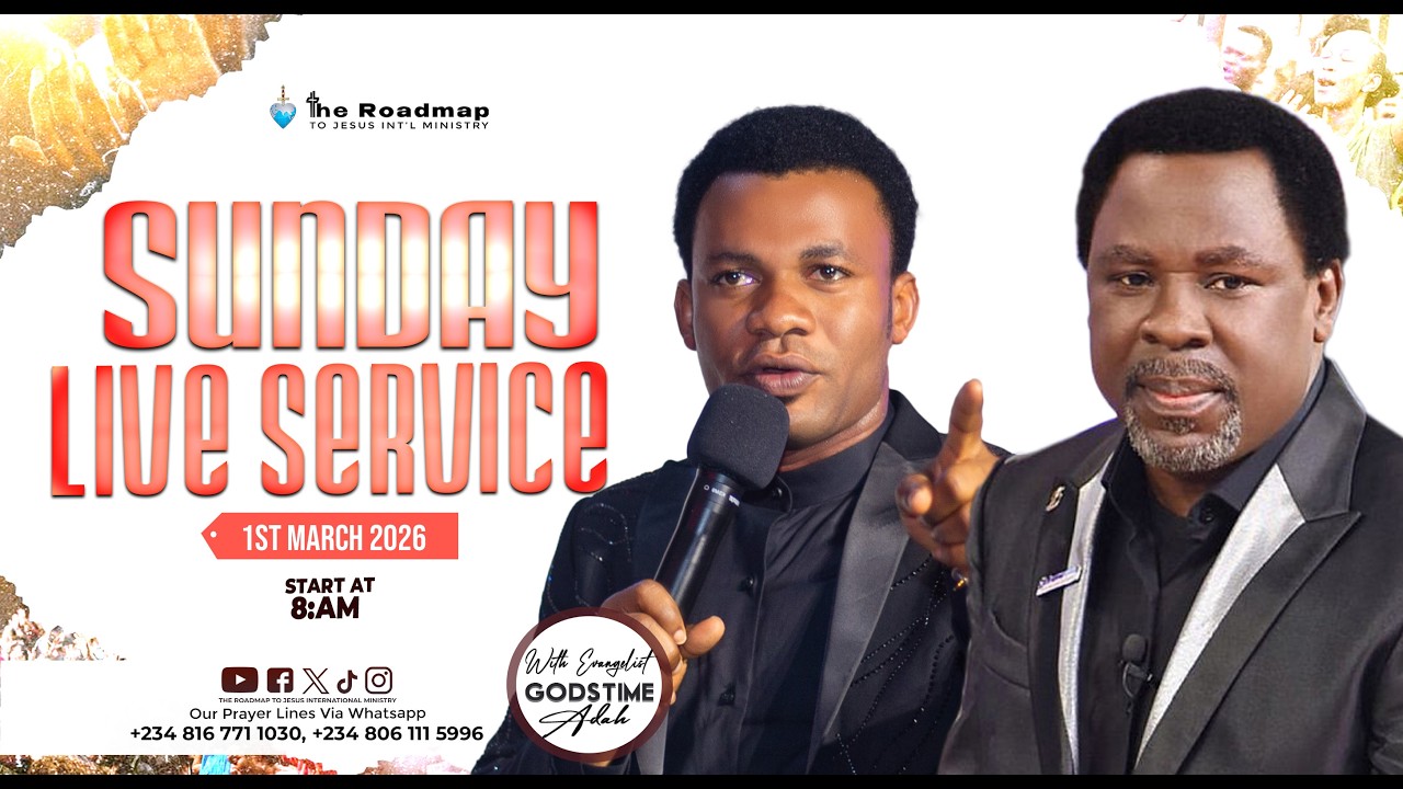SUNDAY LIVE SERVICE ( 1ST MARCH , 2026 )