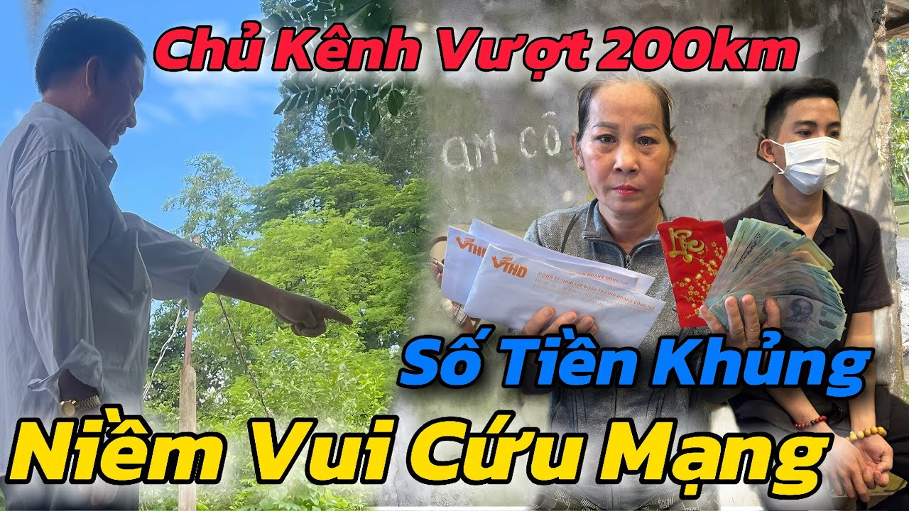 Bất Ngờ, Chủ Kênh Vượt 200km Trao Tiền Khủng Cho Bé An Lên Ca Cứu M.ạng Kịp Thời