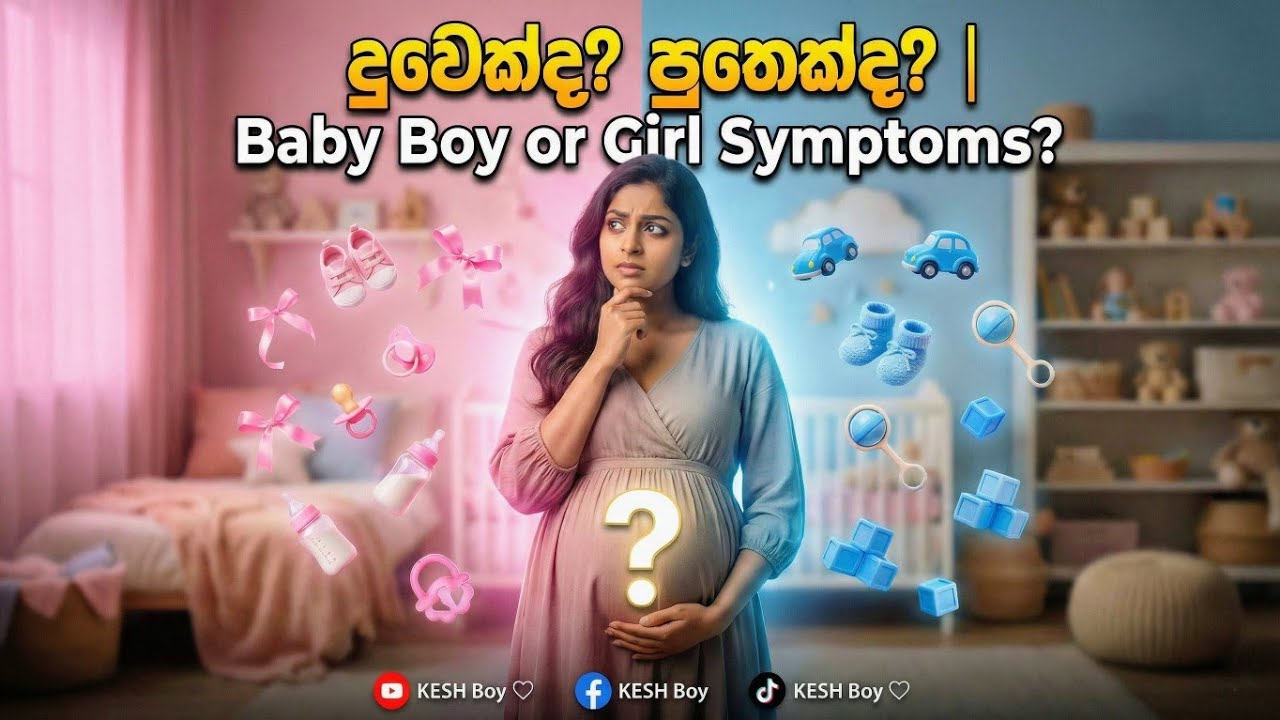 දුවෙක්ද? පුතෙක්ද? Scan නොකර ගෙදරදීම බලාගන්න | Baby Boy or Girl Symptoms?