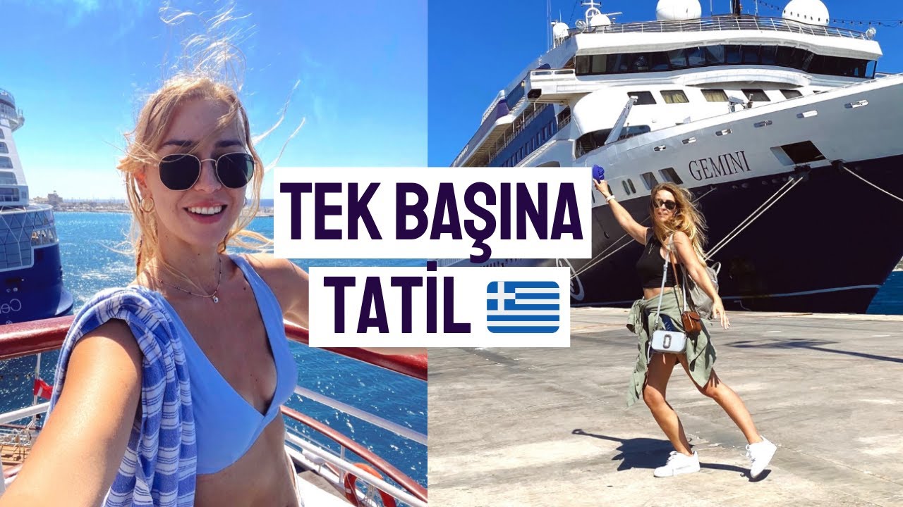 TEK BAŞINA YUNANİSTAN TATİLİ 🇬🇷 ÇOK ÖZLEMİŞİM 💙 | vlog
