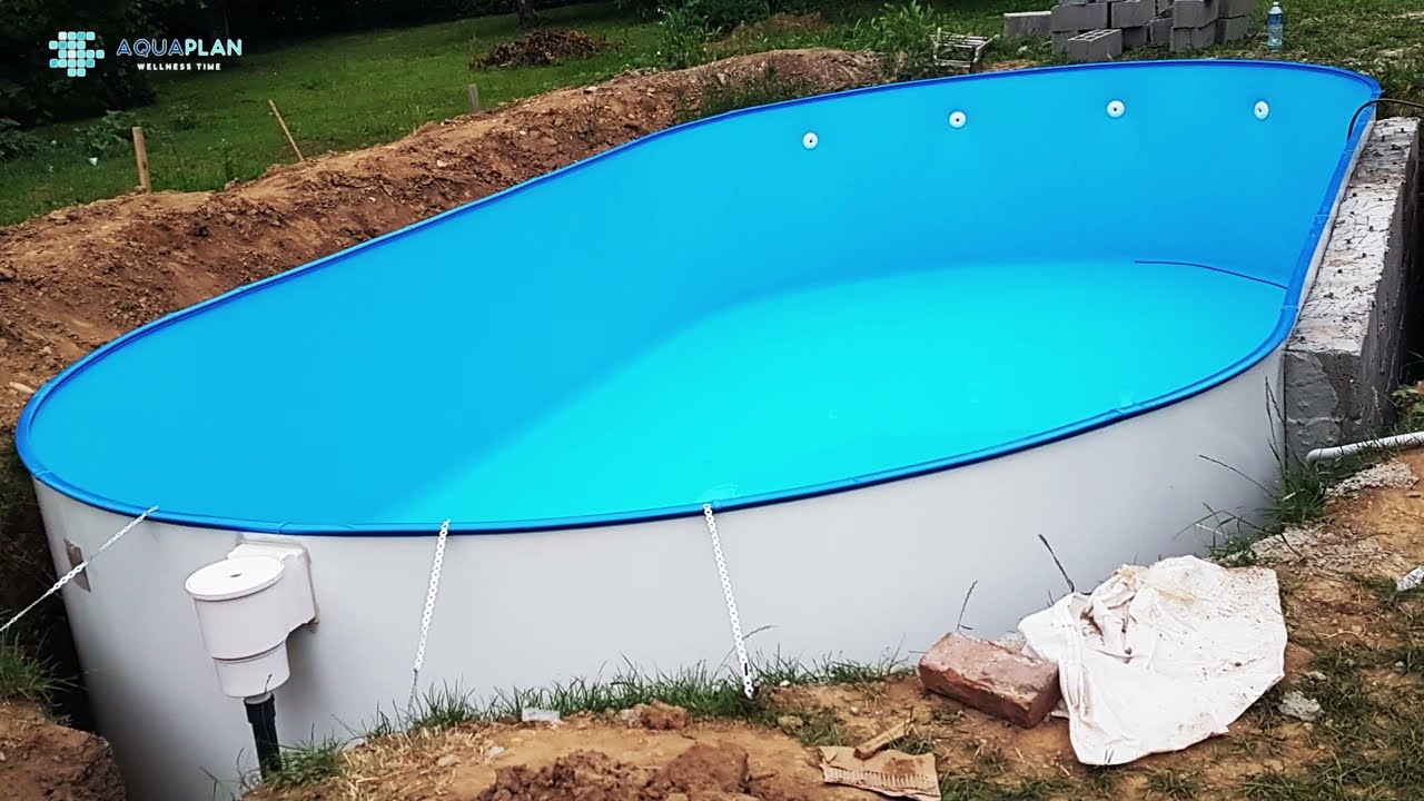 Montaža Future pool porodicnog bazena 7,3x3,7x1,5m - Aquaplan