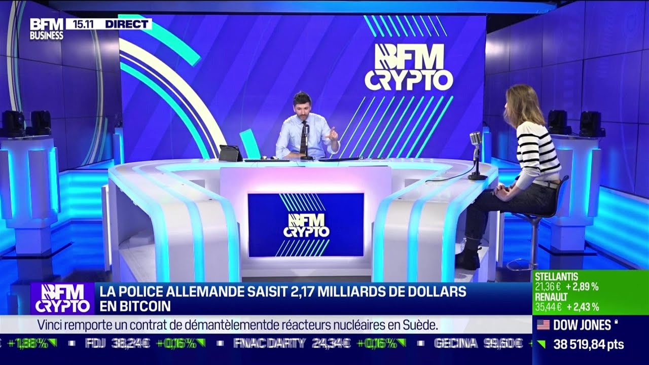 BFM Crypto, les Pros : La police allemande saisit 2,7 milliards de dollars en Bitcoin