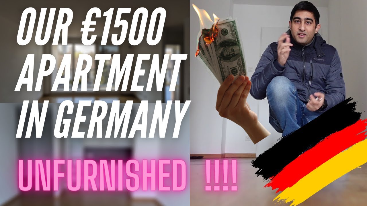 UNFURNISHED 2 ROOM APARTMENT TOUR IN GERMANY - WHAT IS THE RENT OF UNFURNISHED APARTMENT IN GERMANY?