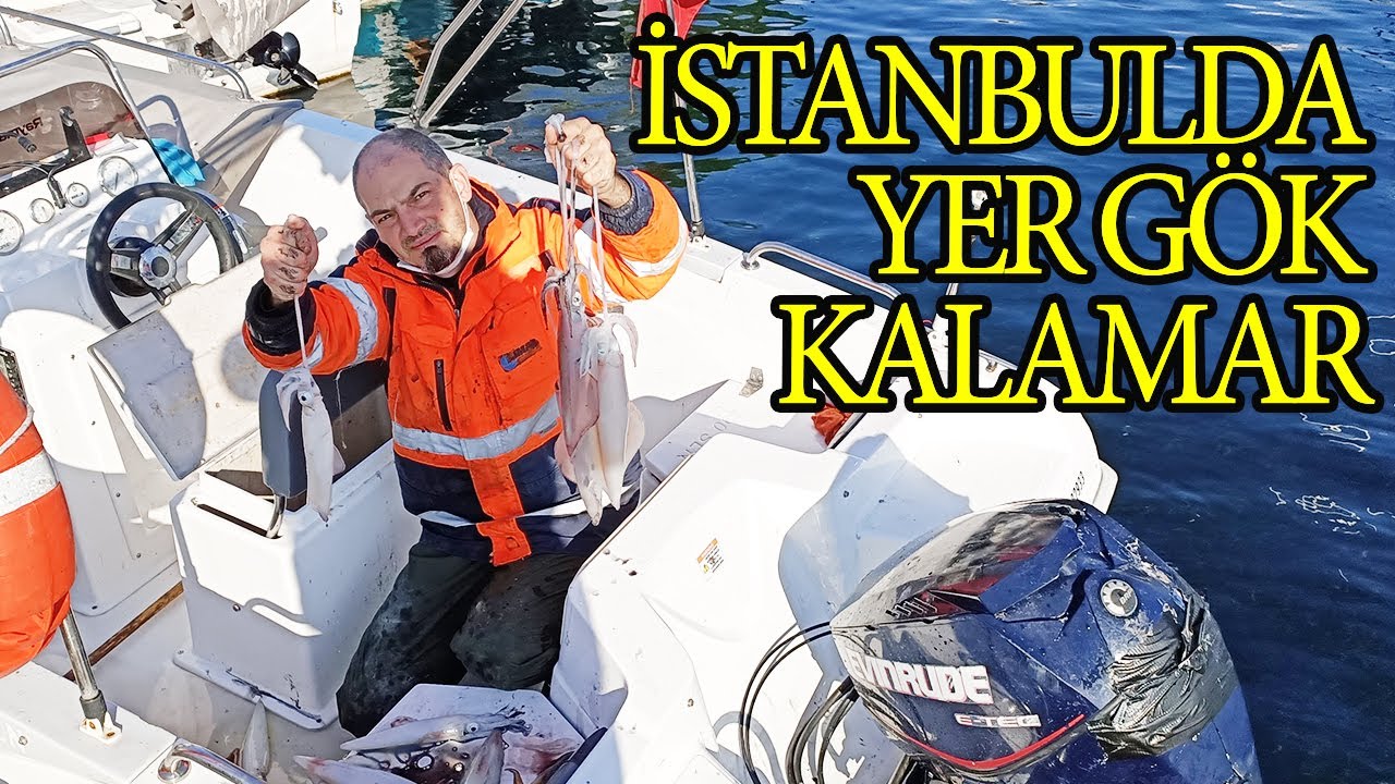 Kalamar Çaparisi İle Kalamar Avı / Kalamar Avlarına Son Sürat Devam