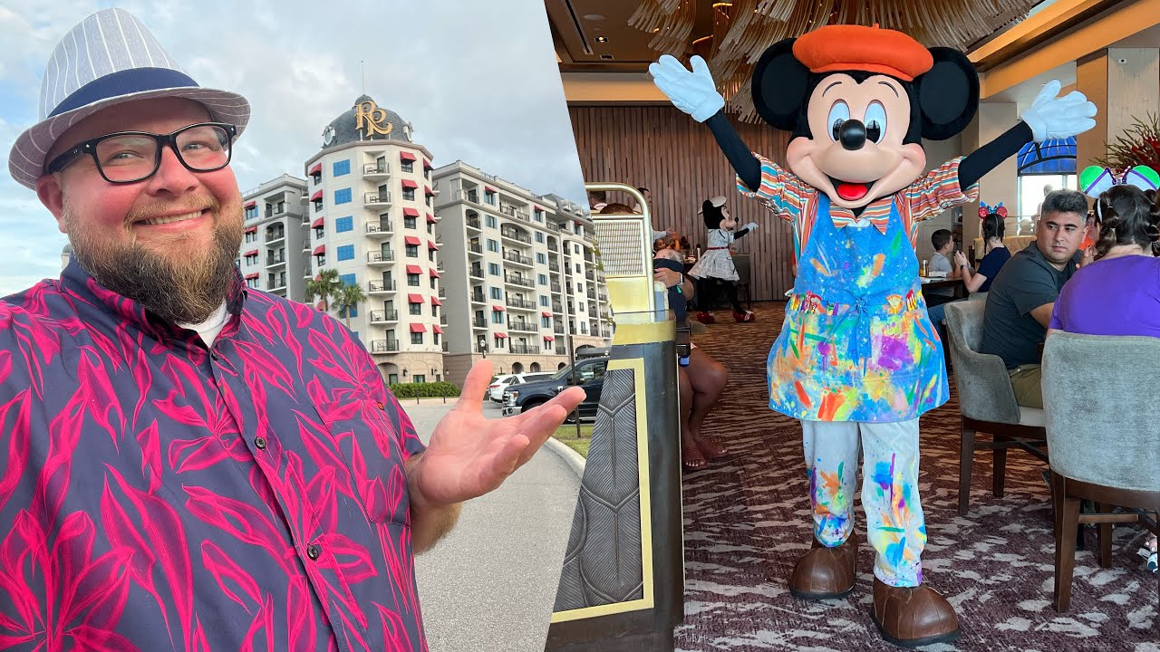 Disney's Riviera Resort Vacation | Topolino's Terrace Breakfast & Resort Tour | Disney World