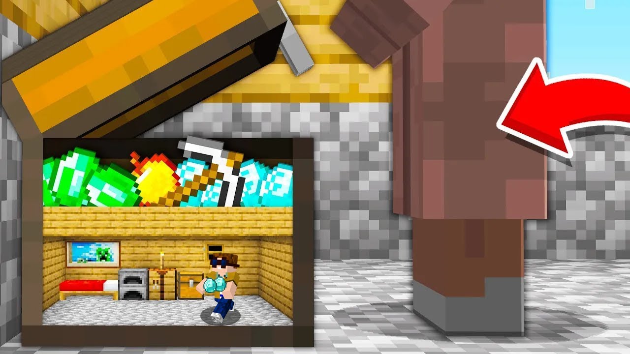 Ich VERSTECKE MICH IN KISTEN um MOBS ZU BEKLAUEN!