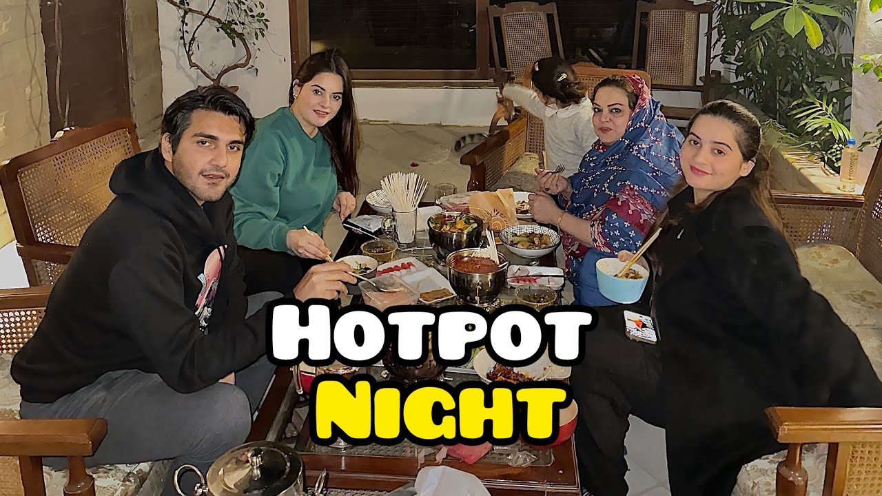 Hotpot night with aiman minal appi 🤍 | we had so much fun 😍 | fimily time is the best time ❤️