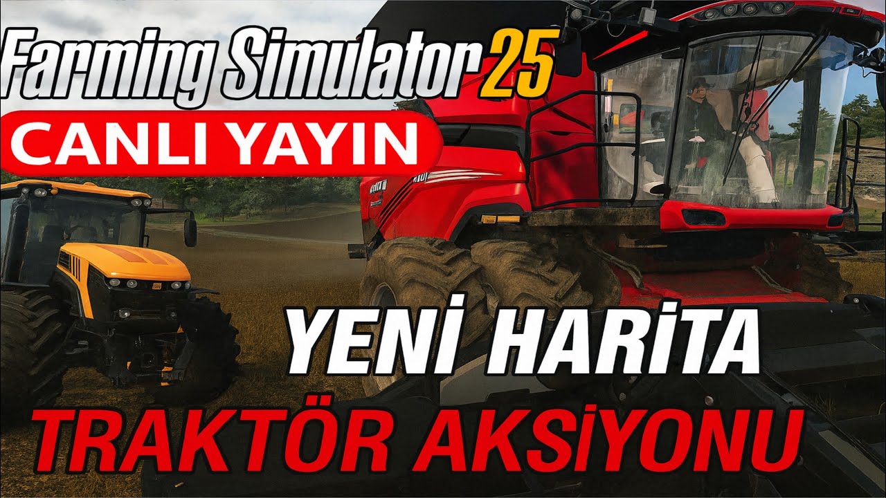 Güneşin Doğuşuyla Tarlaya İniyoruz! FS25’te Gerçekçi Çiftlik Macerası – Canlı Yayın”