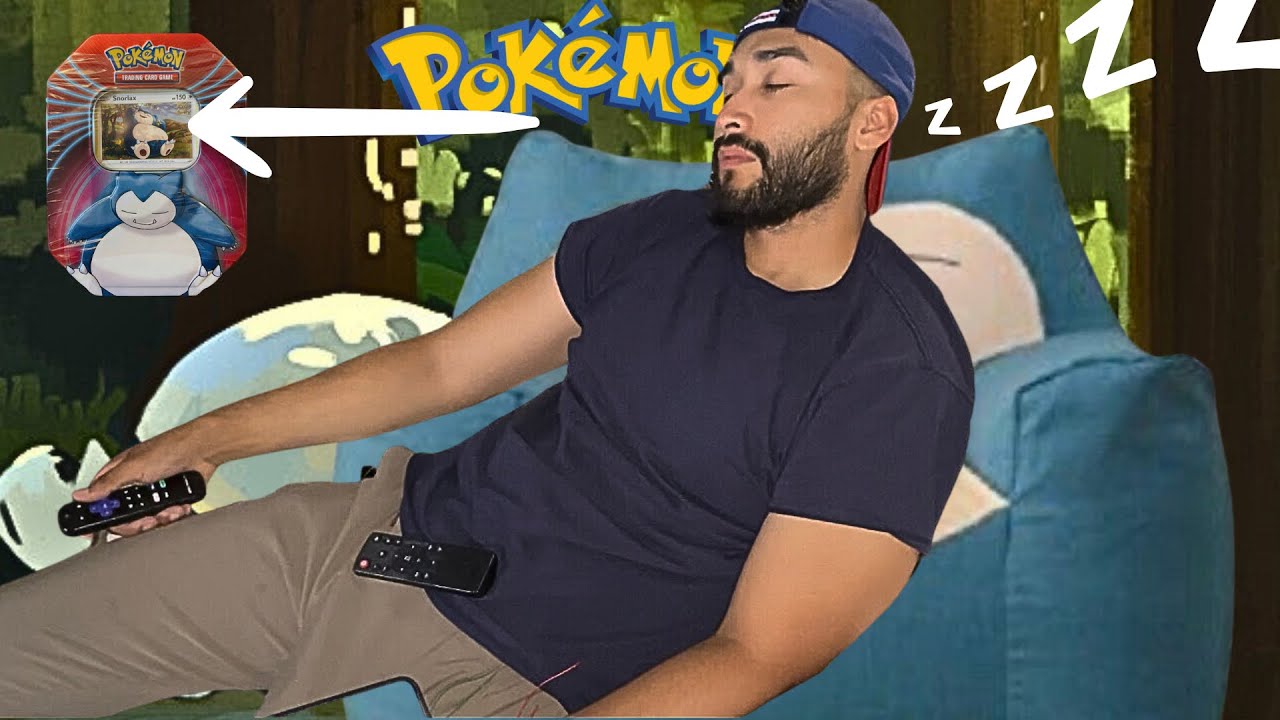Snorlax Tin Pack! -IT PUT ME TO SLEEP!- New Pokemon Card Collector!