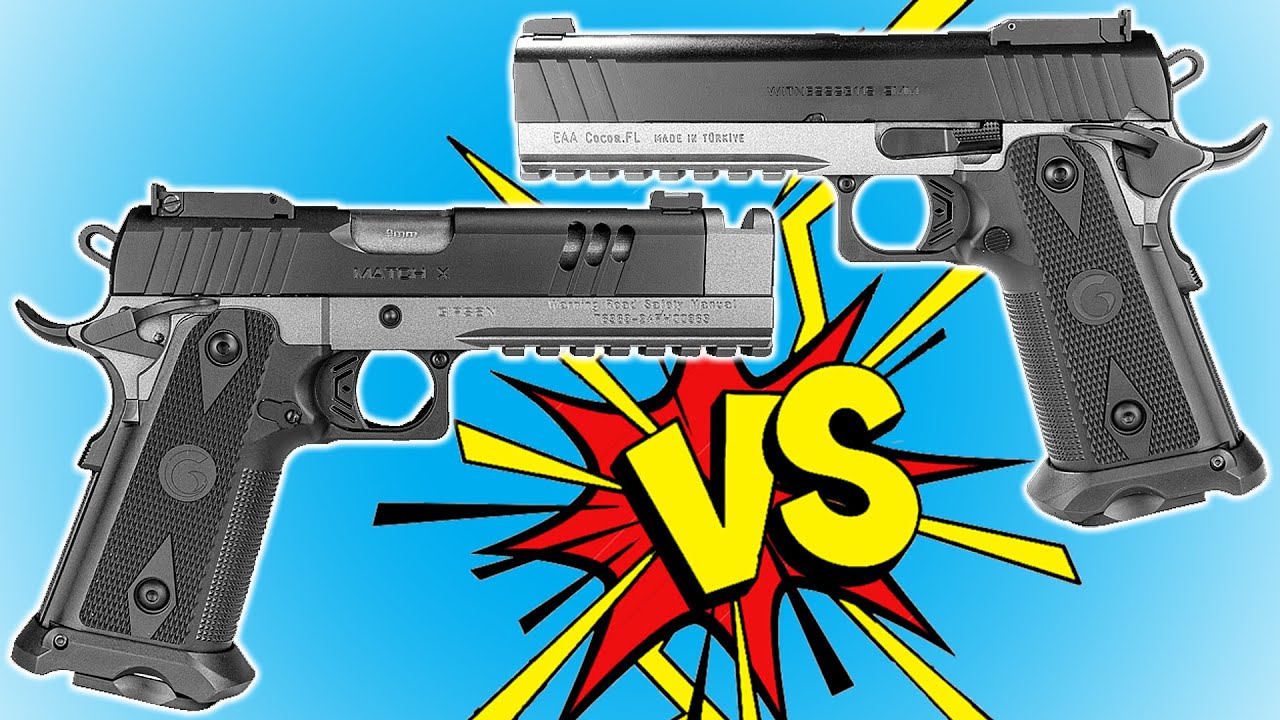 Girsan Witness 2311 Match 9mm vs Girsan Witness 2311 Match X 9mm