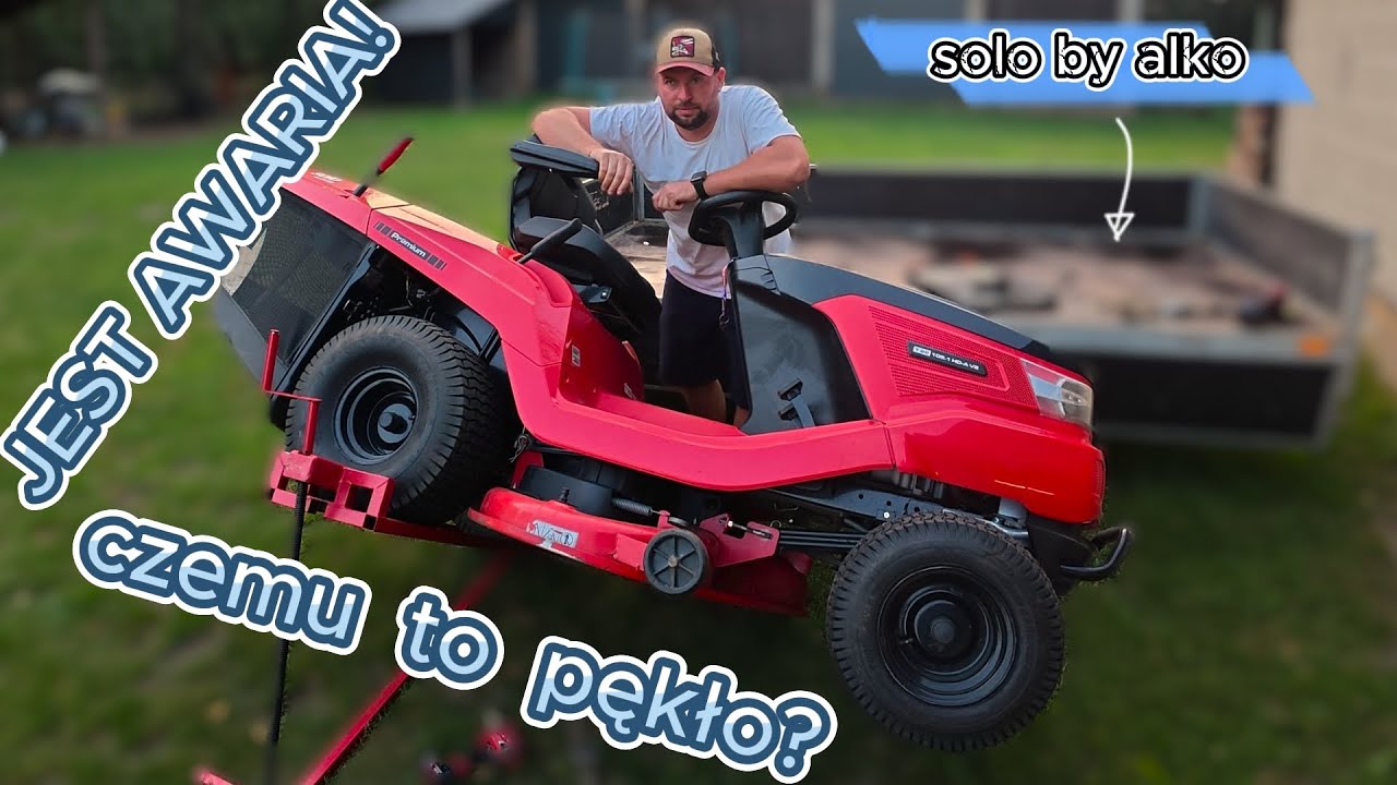 TRAKTOREK ALKO - PIERWSZE AWARIE! - CZY TO COŚ POWAŻNEGO?