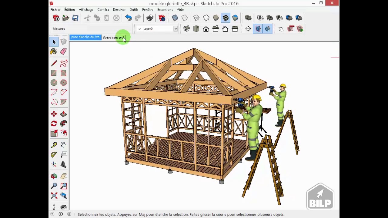 Composant dynamique  plot en béton
