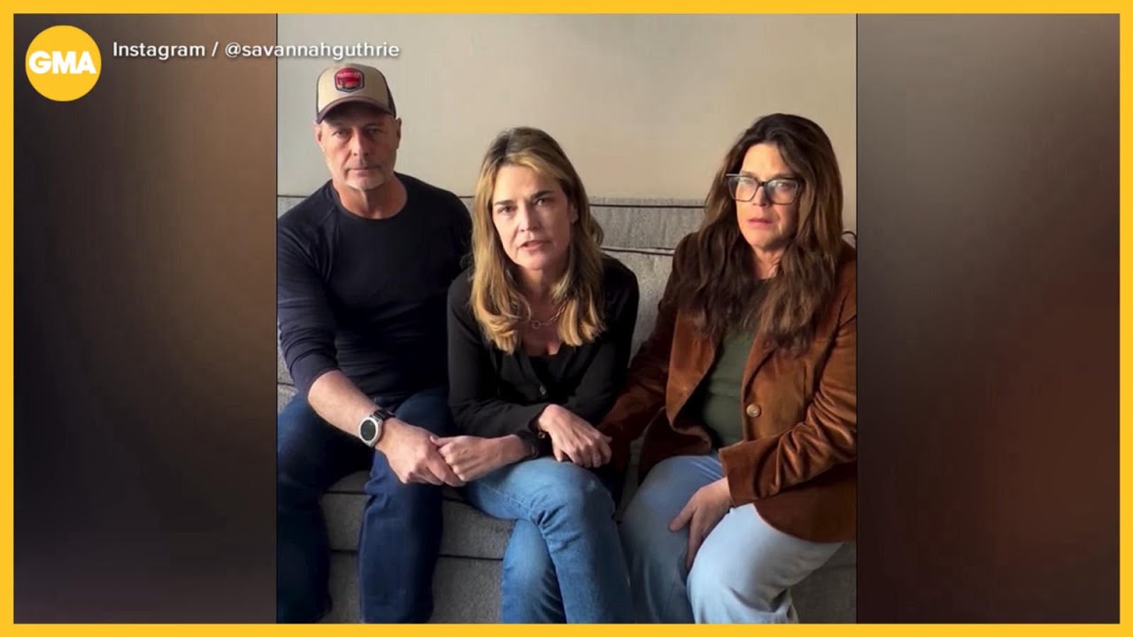 Savannah Guthrie, siblings in new video: 'We will pay'