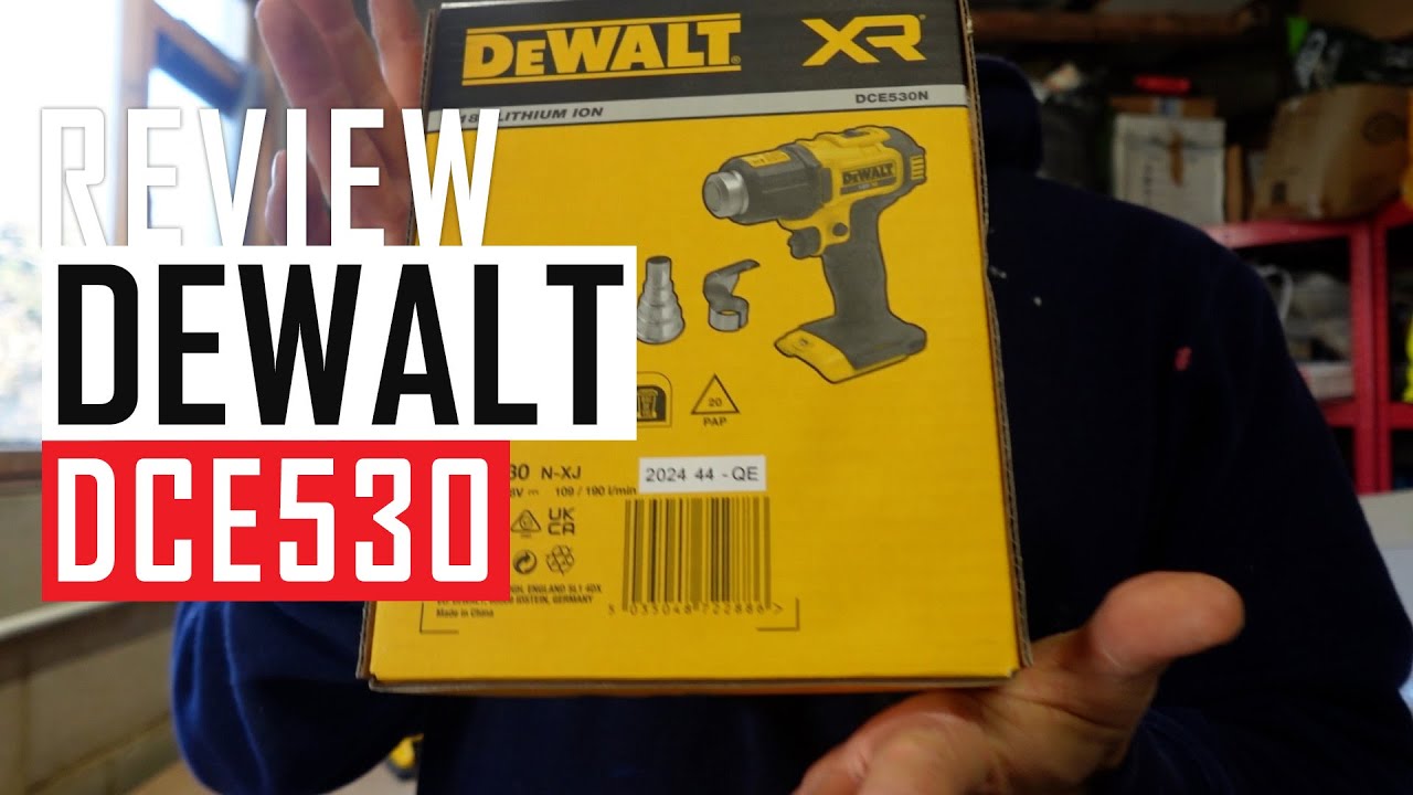Обзор DeWalt DCE530N &ndash; действительно ли стоит покупать беспроводной термофен?