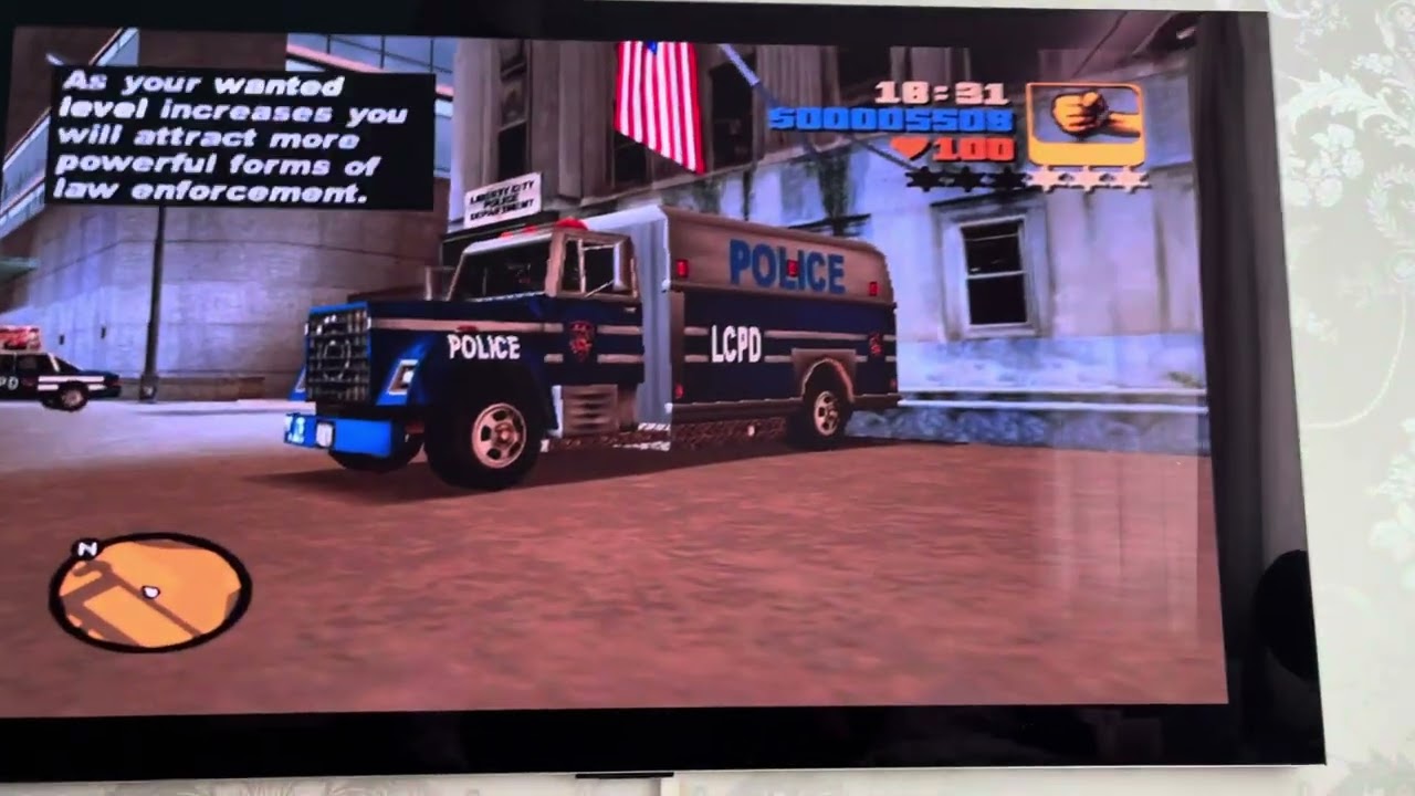 Grand Theft Auto 3 1.40 Beta Police Cars PS2