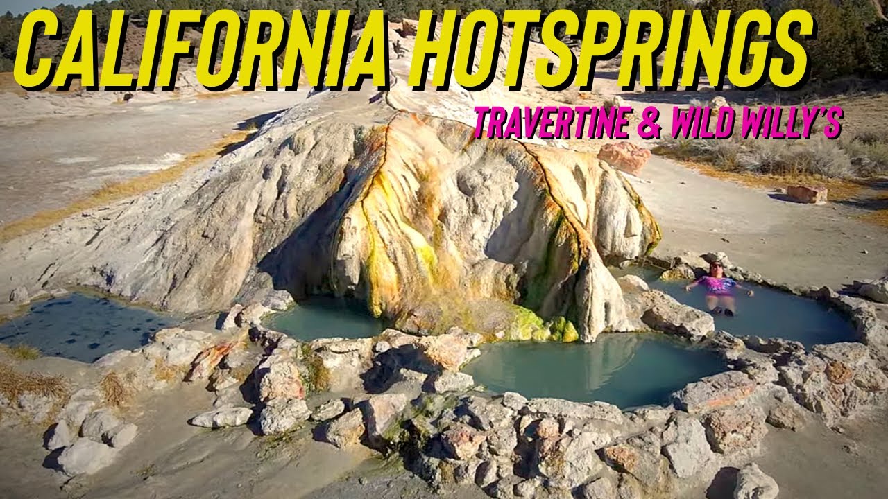 Посещение Wild Willy’s и Travertine Hot Springs на нашей любимой дороге - ШОССЕ 395- в Калифорнии!!