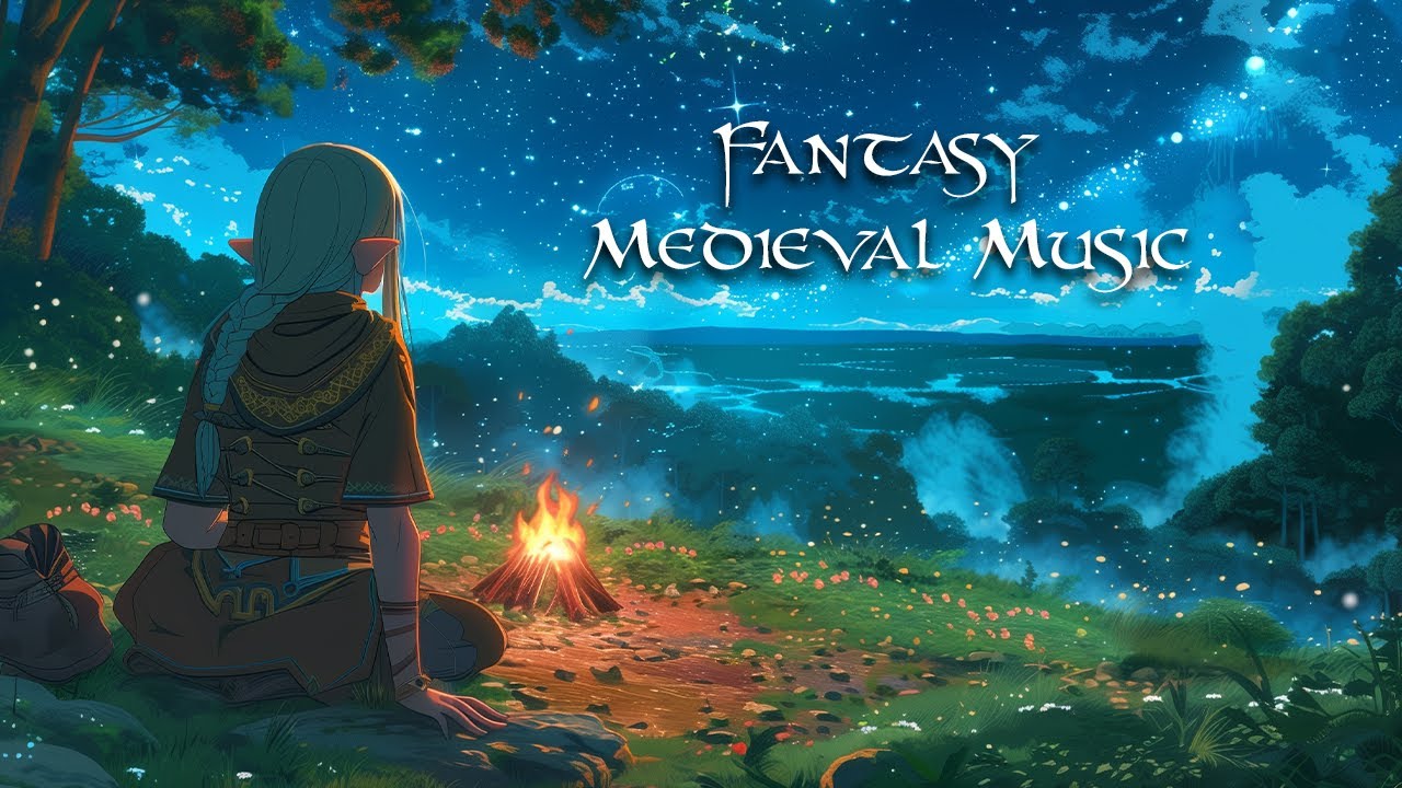 Fantasy Medieval Music for Relaxation & Peaceful Study | Elven Camp at Dusk