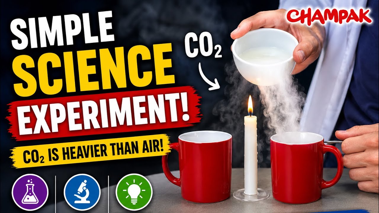 Simple Science Experiment | Co2 is heavier than Air | Demonstration