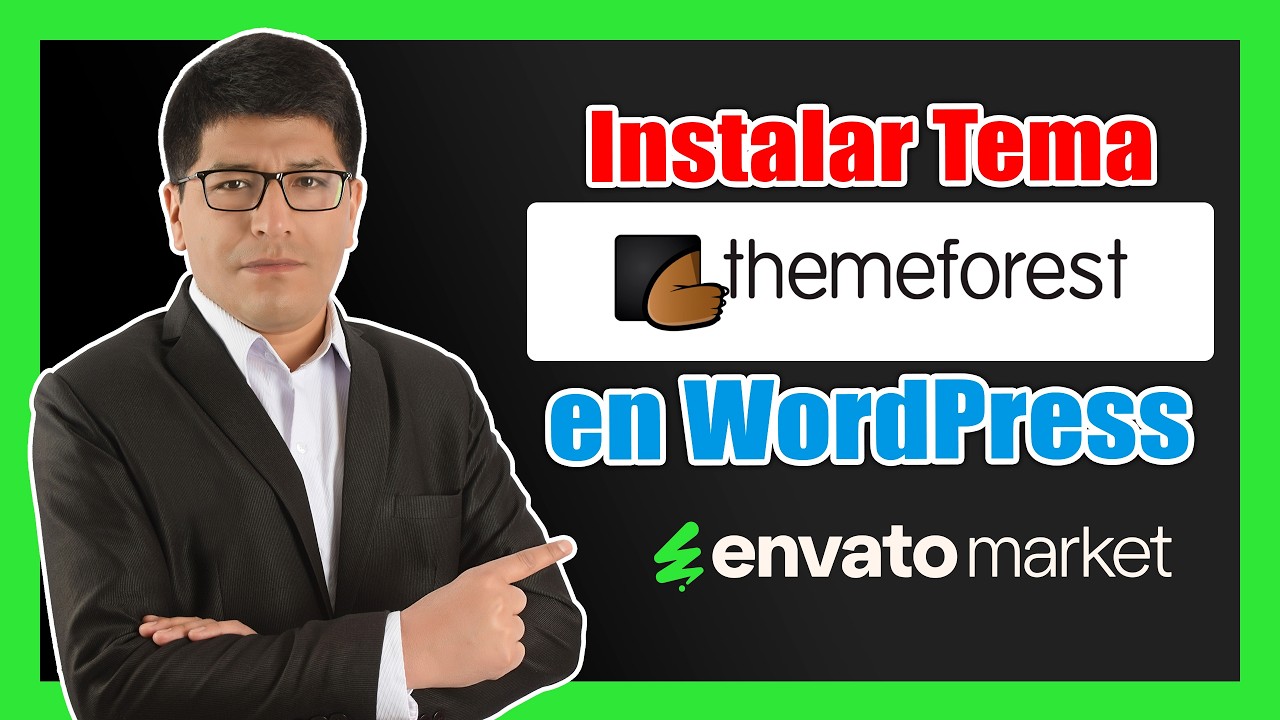 Cómo Instalar un Tema de Themeforest en WordPress  - PASO A PASO