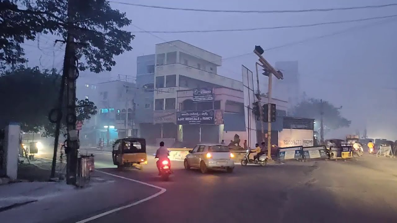 Nellore City Bike Tour - Early Morning Full Snow on Bhogi Day - Relax