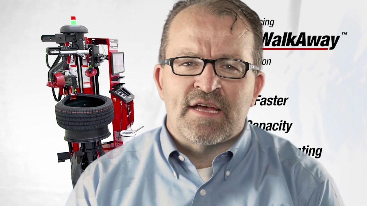 Hunter WalkAway Revolution Tire Changer