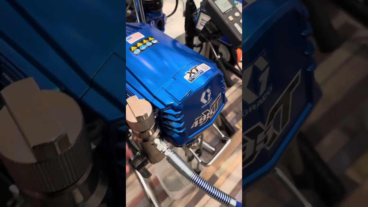 Graco 495 XT vs 595 PC pro TEST The noise level of the generator ! FREEMAL Agregaty Malarskie Poznań