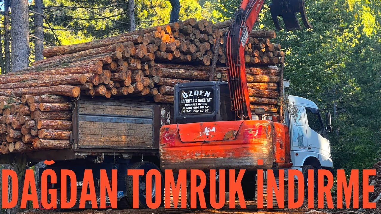 OSMANİYE ZORKUN DAĞDAN TOMRUK İNDİRME-BMC PRO 827 İLE ZORLU TOMRUK YOLCULUĞU- İLK SEFER