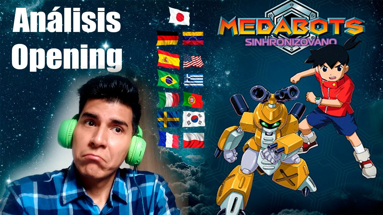 Reaction Opening Medabots in 13 versions