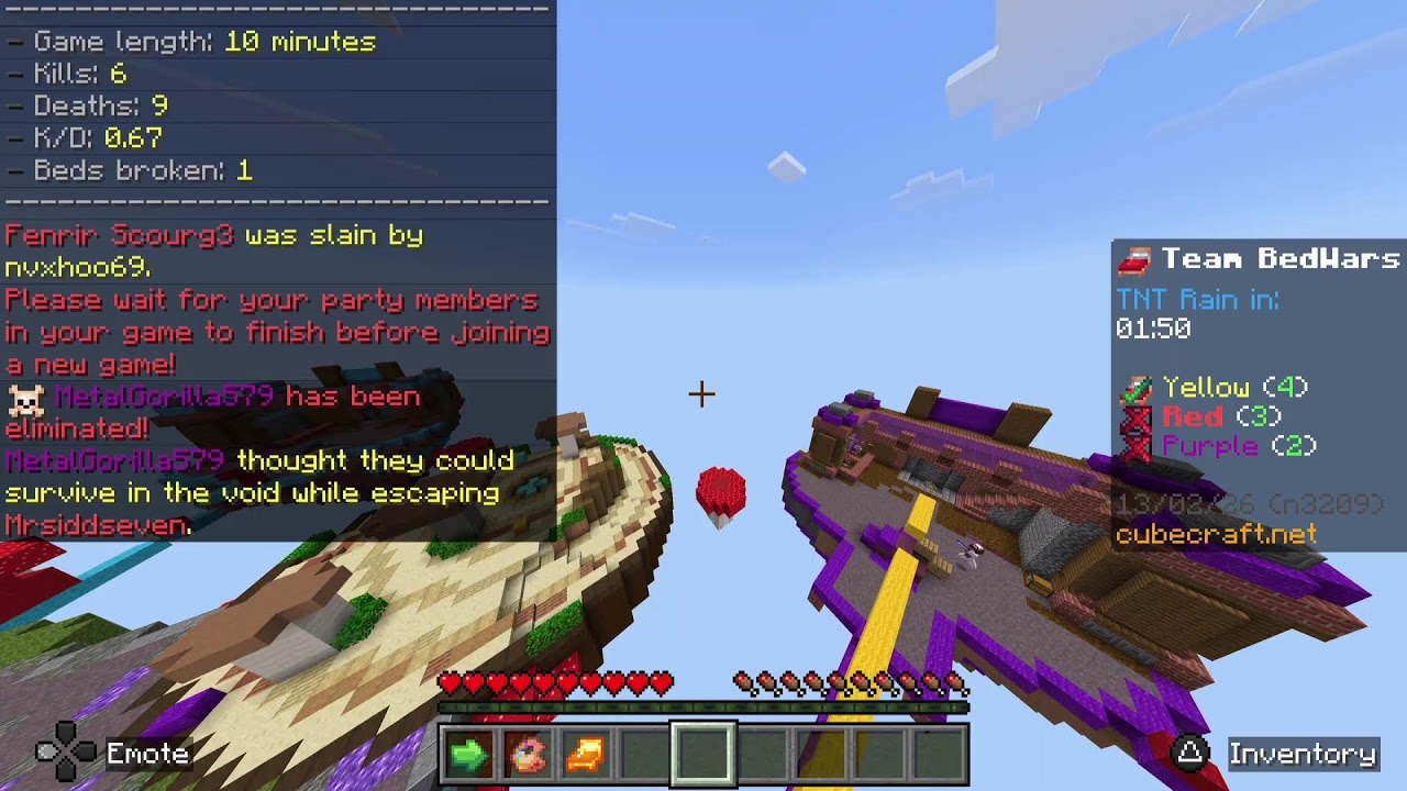 CubeCraft Bedwars. COME JOIN!!!