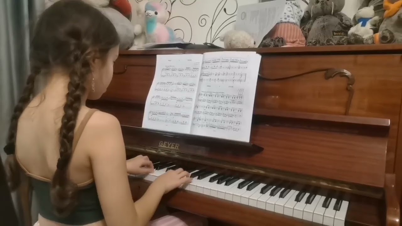 Этюд. Х. Майер. Исполняет Дегтярева Дуня, 5 кл. хорового отделения ДШИ г. Лобня.