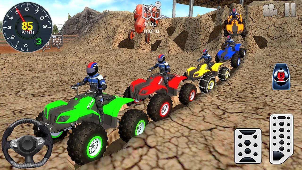 Impossible Motocross Dirt Quad Bike Stunt Racer - Off-Road Racing Simulator 3D - Android GamePlay #3