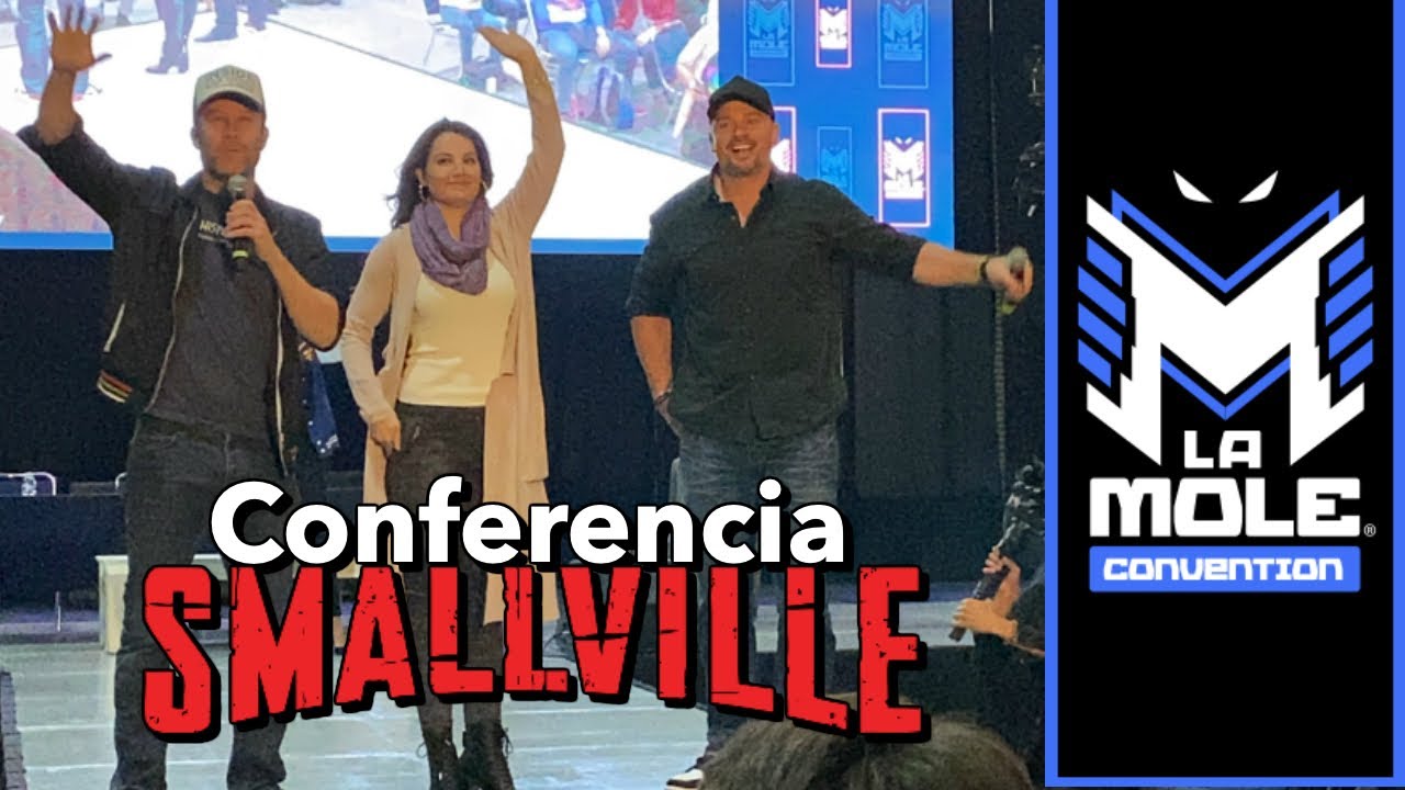 Conferencia Smallville con Tom Welling, Erica Durance y Michael Rosenbaum