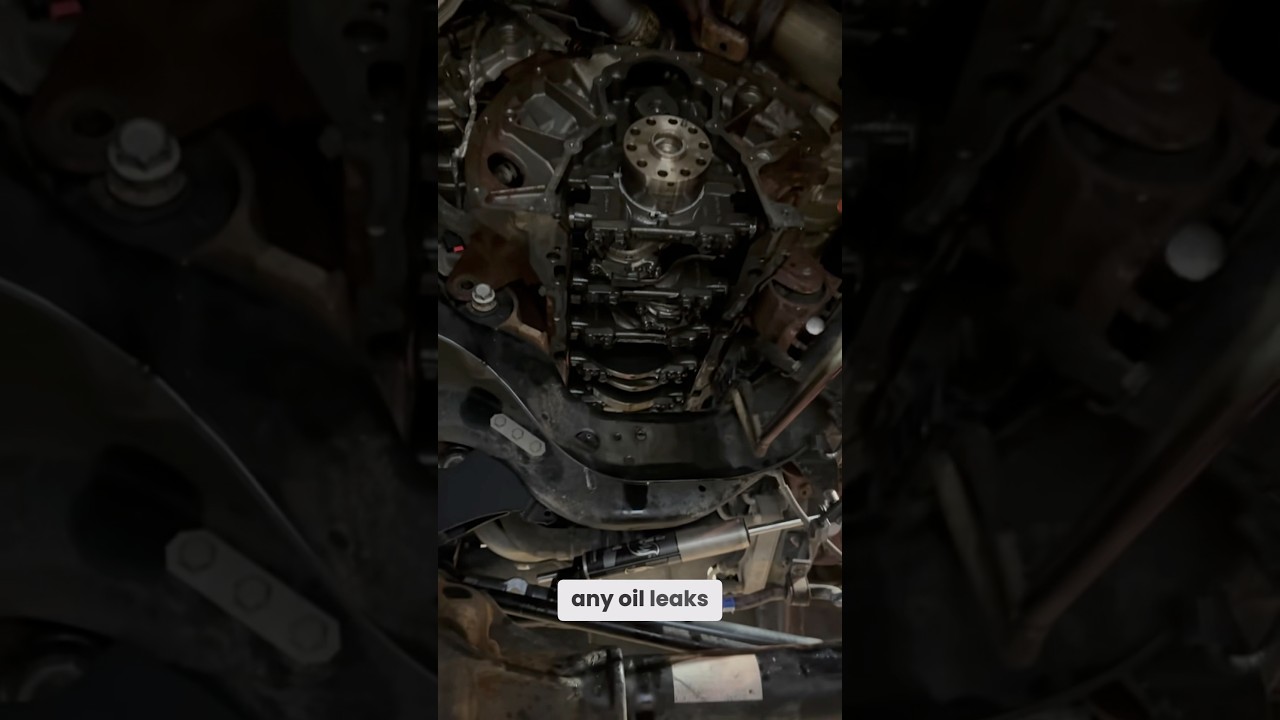 6.7 PowerStroke Upper Oil Pan Leak #ford #f250