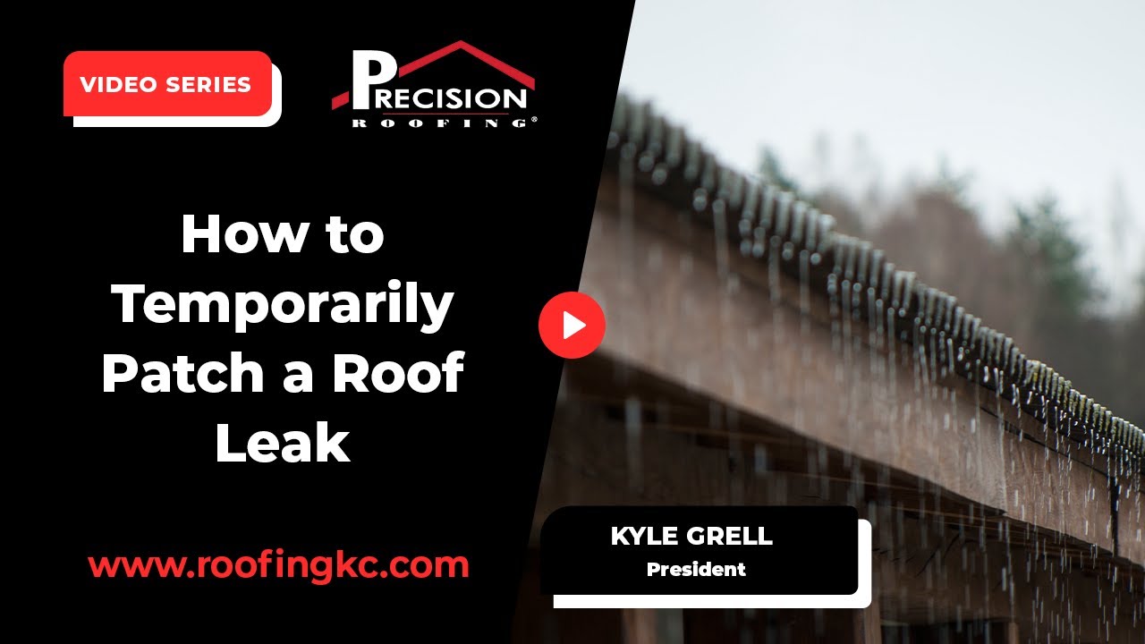 How to Temporarily Patch a Roof Leak