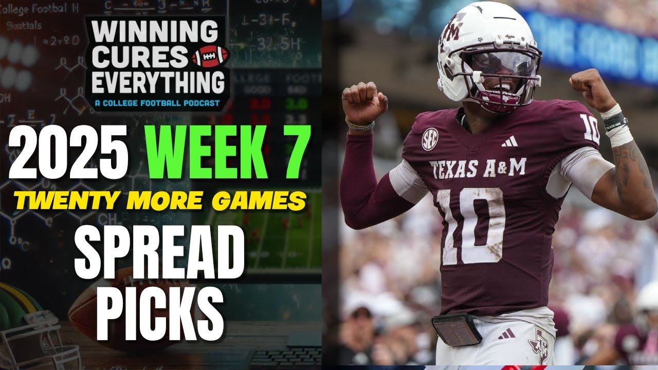 Week 7 College Football Predictions for Twenty More Games!