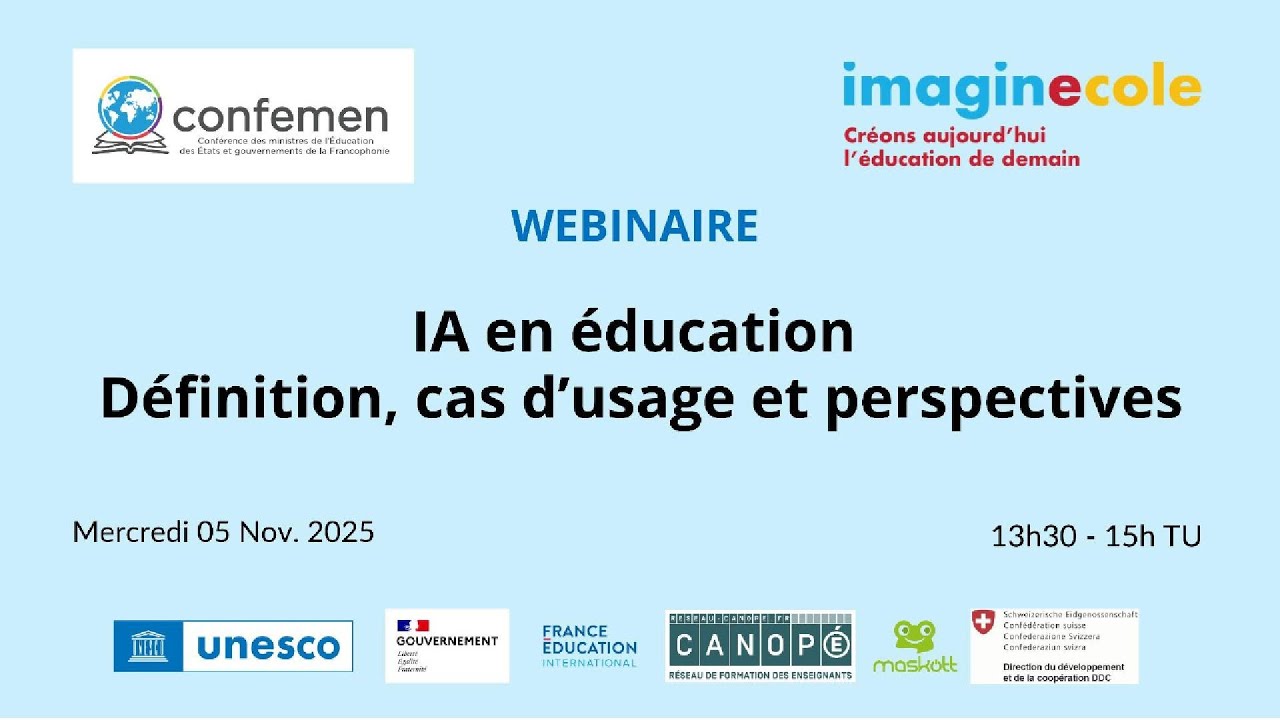 IA en éducation Définition usages perspectives_Webinaire 5