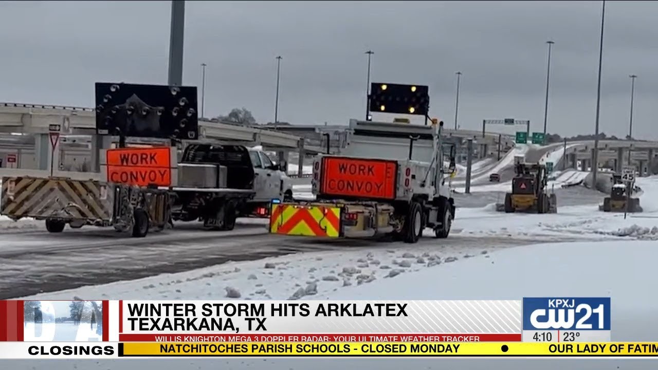 Winter Storm in Texarkana Texas
