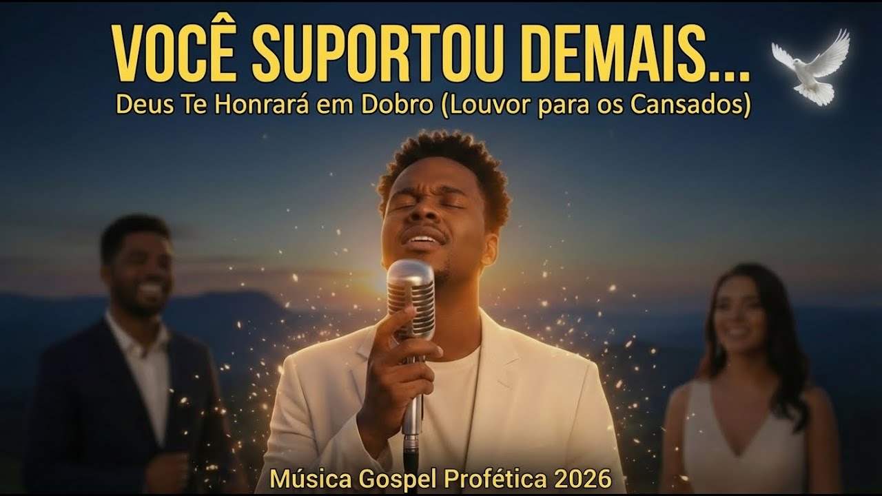 VOCÊ AGUENTOU DEMAIS.Deus Vai Te Honrar com Dobro -Adoração Para o Cansado -  | Louvor Gospel 2026 |