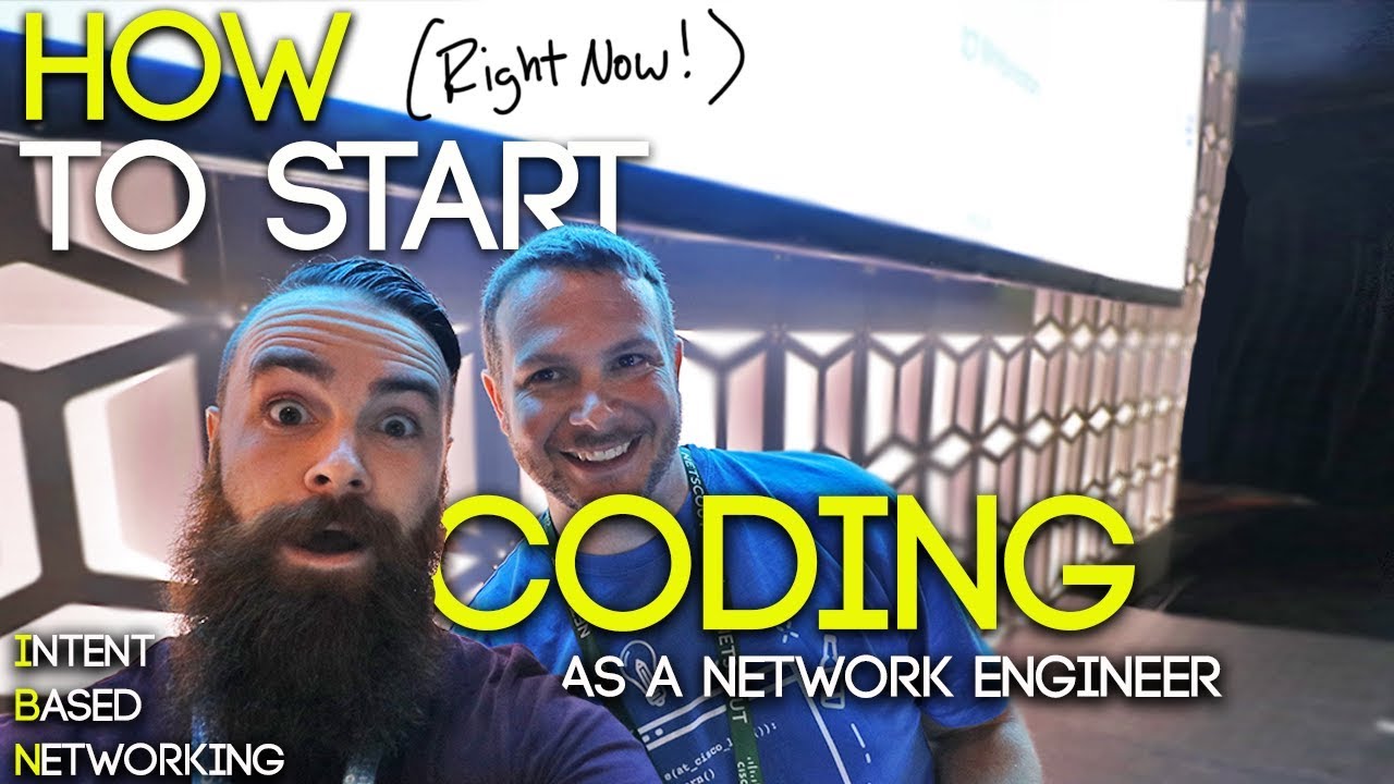 HOW to Start Coding (RIGHT NOW!) as a Network Engineer - ICND1 | CCNA CCNP & Intent-Based Networking