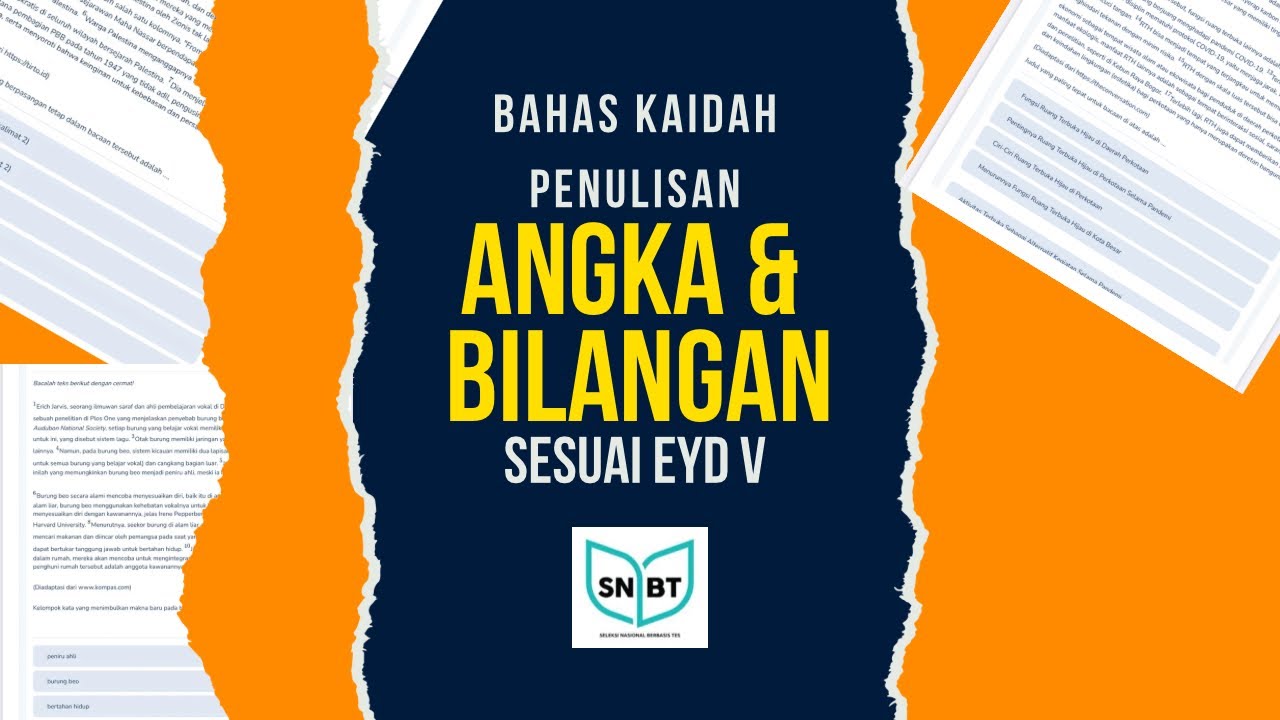 Aturan Penulisan Bilangan dan Angka - SNBT2024